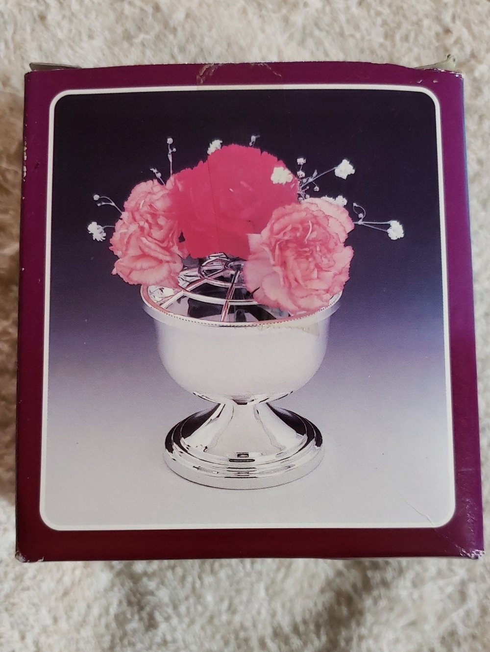 Vintage Silver Plated Floral Arranger- Decorative Centerpiece